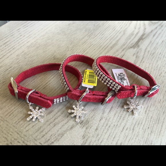 MERRY AND BRIGHT RED LEATHER BRACELET WITH RHINESTONES ARE NWT - Picture 4 of 7